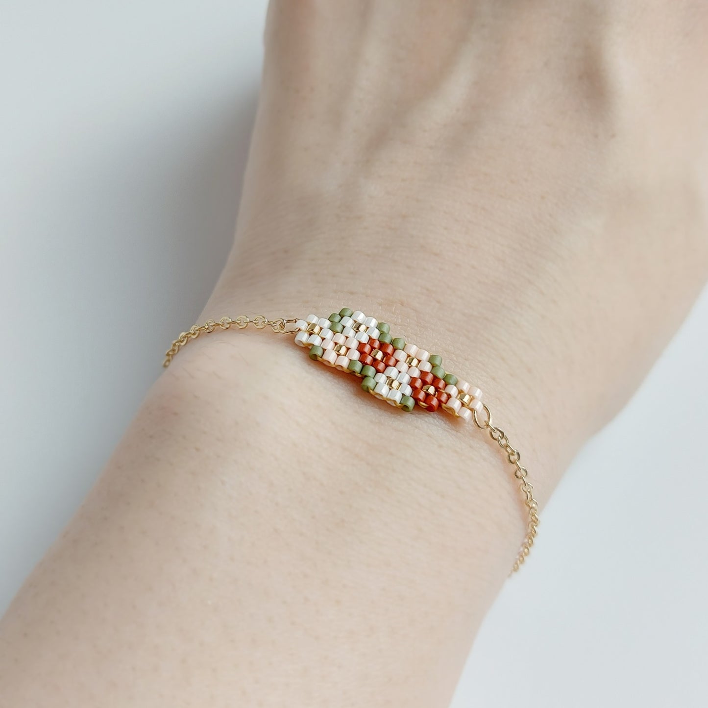 Flowers Pattern Miyuki Beads Bracelet