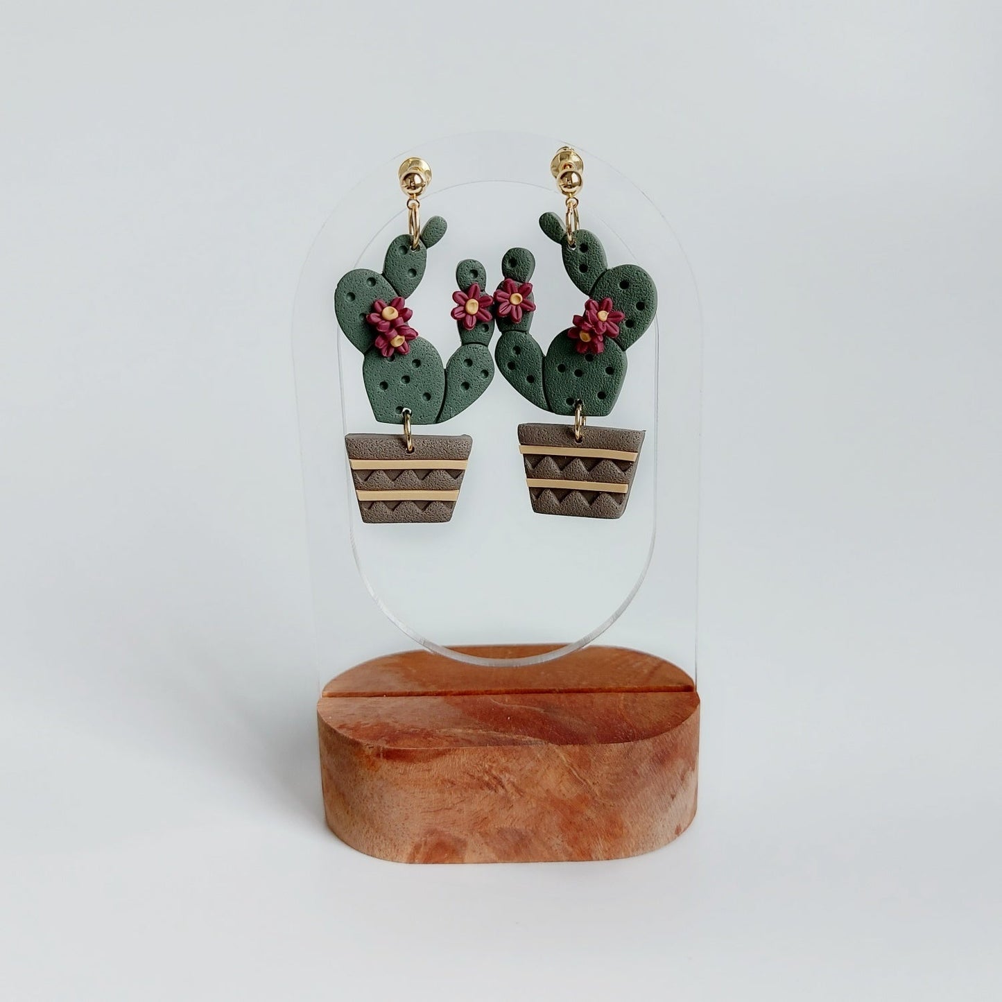 Cactus Plant Pot V.5 Earrings