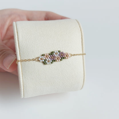 Flowers Pattern Miyuki Beads Bracelet