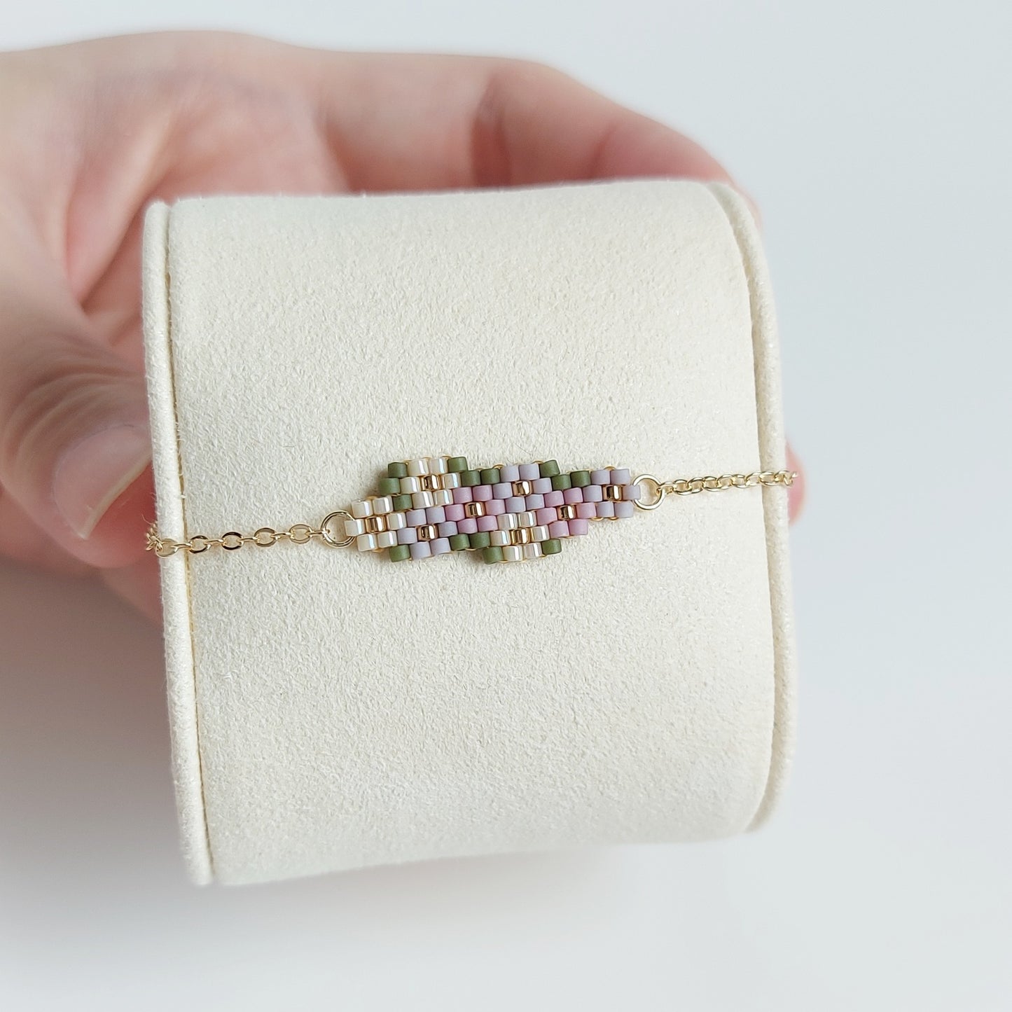 Flowers Pattern Miyuki Beads Bracelet